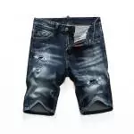 shorts dsquared2 pas cher denim shorts wear out hole d2022